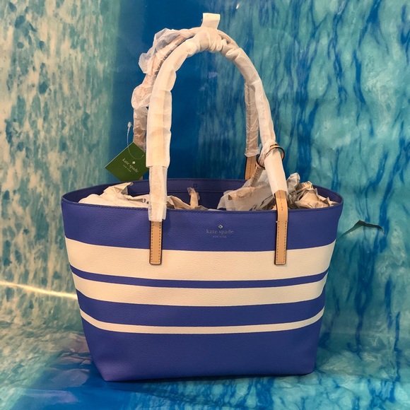 Kate Spade ♠️ 
HAWTHORNE LANE RYAN STRIPE TOTE - Picture 8 of 8